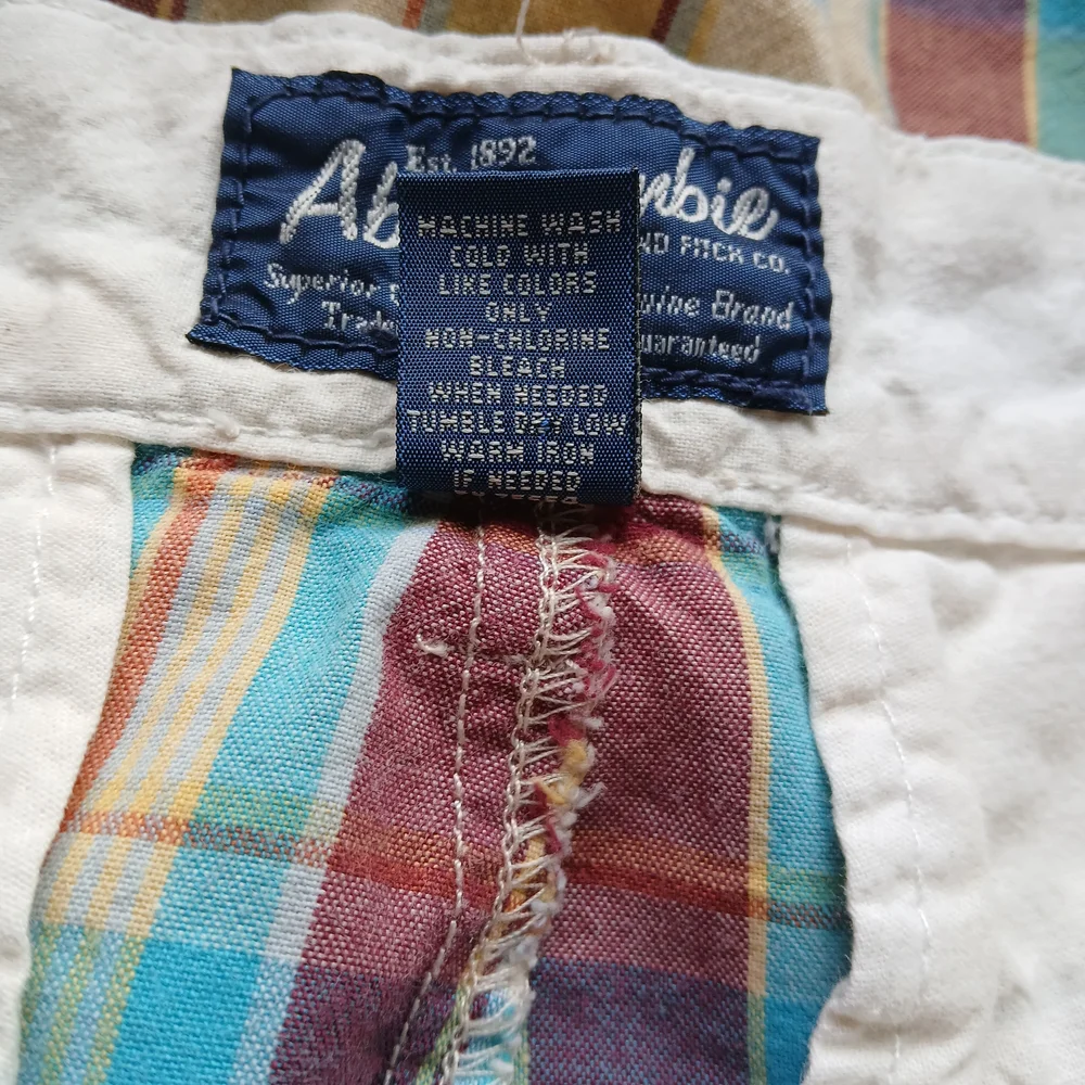 Abercrombie‎ & Fitch Multicolor Plaid Men's Shorts